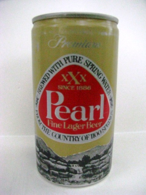 Pearl Fine Lager Beer - aluminum - Click Image to Close